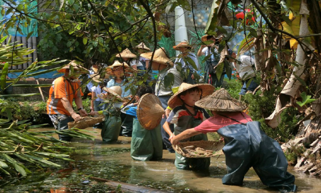 一新社區-白魚棲地復育池維護